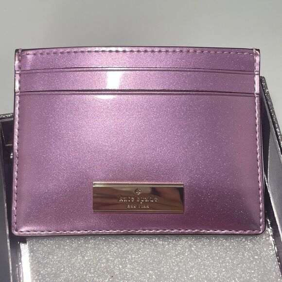 Genuine Kenzie Quartz Pin Kate Spade Card Holder Purse With Box MSRP $99 - Picture 2 of 7